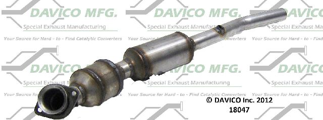 2003-2005 Land Rover Range Rover Catalytic Converter - Right (Davico Converters)