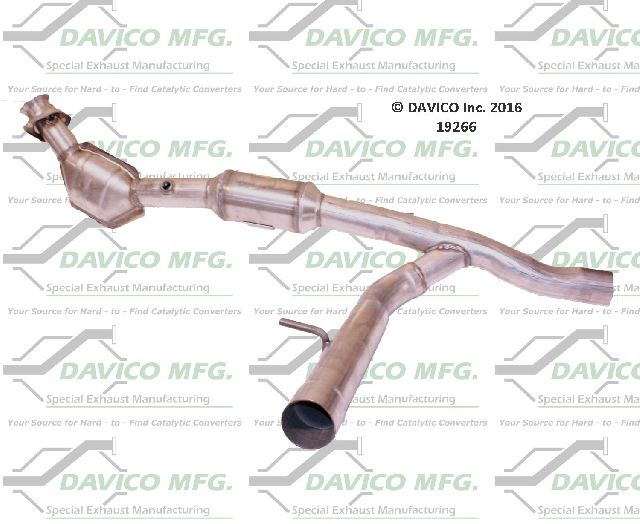 2004-2005 Ford F-150 Catalytic Converter - Right (Davico Converters)
