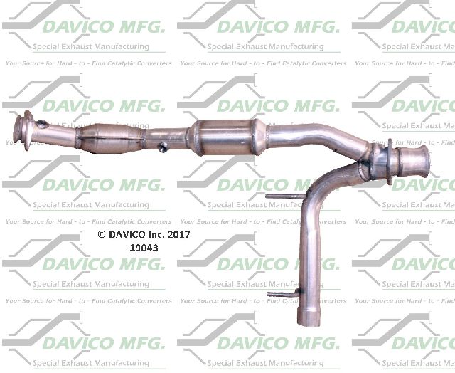 2003-2004 Ford Expedition Catalytic Converter - Right (Davico Converters)