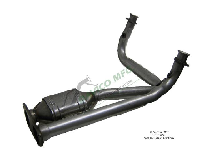 1996-1999 GMC K2500 Catalytic Converter - Front (Davico Converters)
