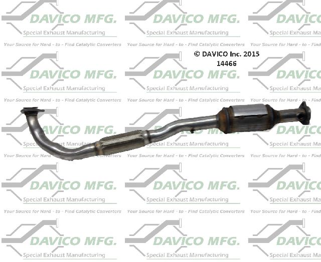 2000-2002 Saturn SL1 Catalytic Converter - Rear (Davico Converters)