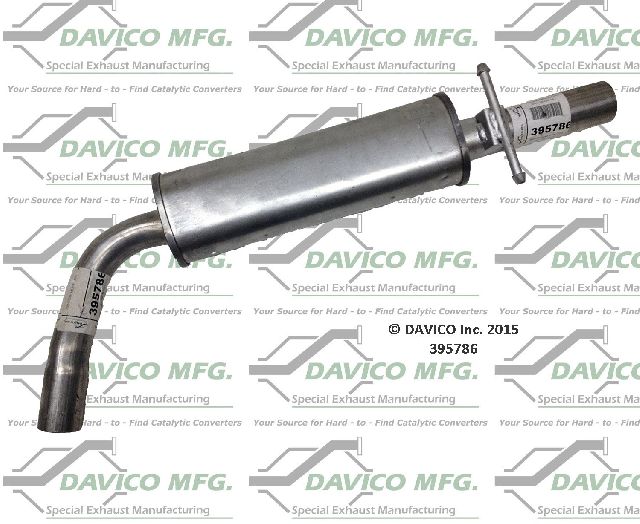 1999-2006 Volkswagen Golf Exhaust Muffler - Center (Davico Converters)