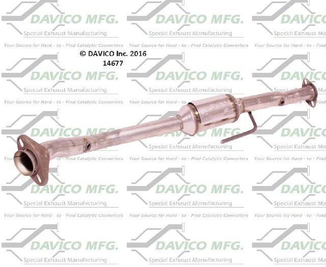 1995-1997 Mazda B2300 Catalytic Converter - Front (Davico Converters)
