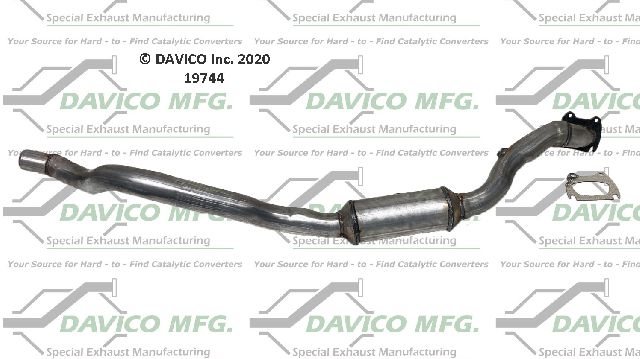 2011-2023 Chrysler 300 Catalytic Converter - Right (Davico Converters)