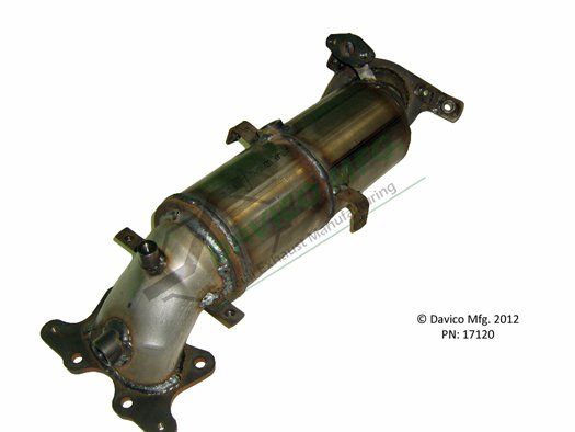 2006-2011 Honda Civic Catalytic Converter - Front (Davico Converters)