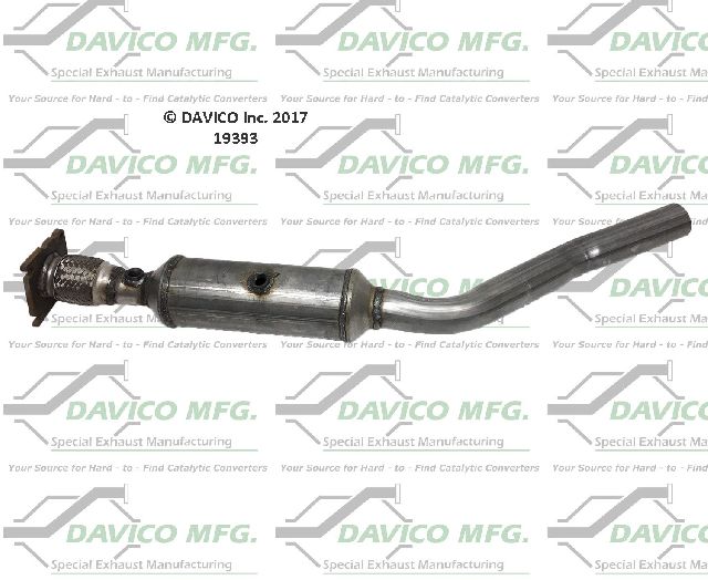 2007-2010 Chrysler Sebring Catalytic Converter - Center (Davico Converters)