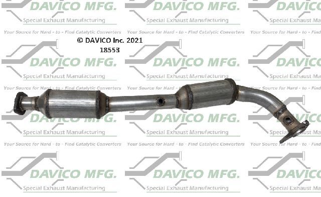 2008-2009 Toyota Sequoia Catalytic Converter - Right (Davico Converters)