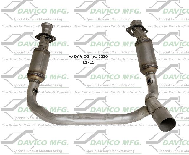 2008 Dodge Ram 1500 Catalytic Converter - Front (Davico Converters)