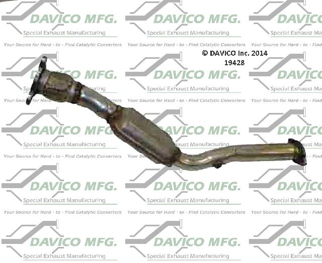 2005-2007 Chevrolet Cobalt Catalytic Converter - Center (Davico Converters)