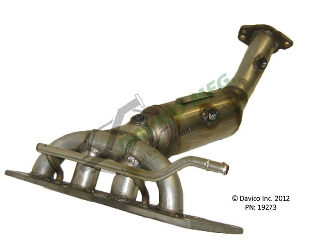 2007-2009 Ford Fusion Catalytic Converter - Front (Davico Converters)