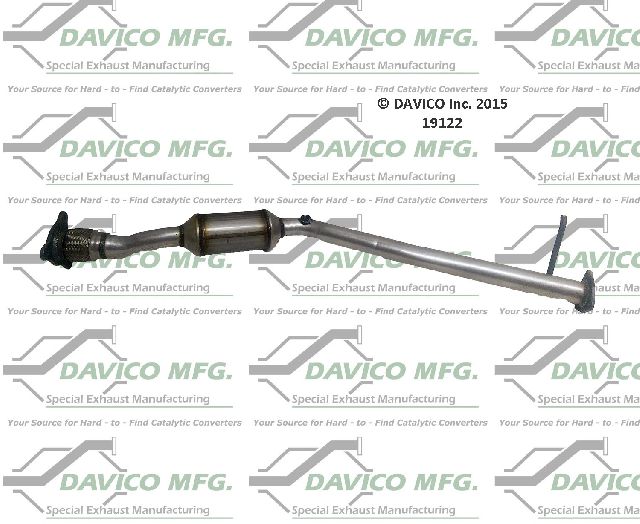 2002-2007 Saturn Vue Catalytic Converter - Center (Davico Converters)