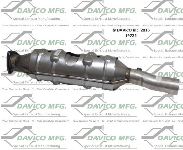 2003-2004 Ford E-150 Catalytic Converter - Rear (Davico Converters)