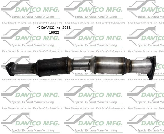 1995-1997 Mazda B4000 Catalytic Converter - Center (Davico Converters)