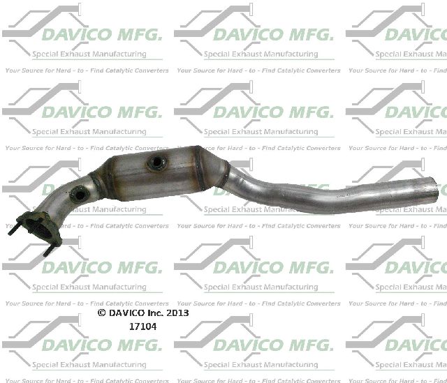 2000-2005 Porsche 911 Catalytic Converter - Right (Davico Converters)