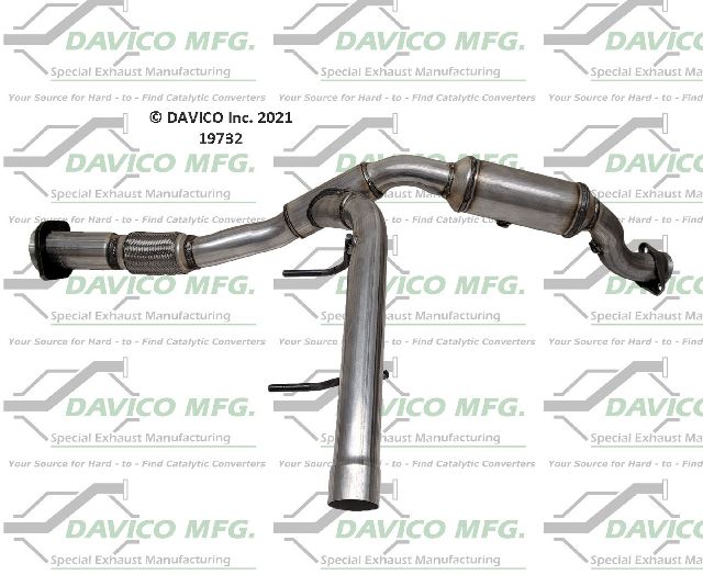 2018-2024 Lincoln Navigator Catalytic Converter - Right (Davico Converters)