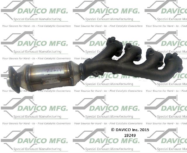 2004-2009 Cadillac SRX Catalytic Converter - Front Right (Davico Converters)