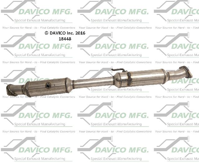 2011-2013 Kia Optima Catalytic Converter - Rear (Davico Converters)