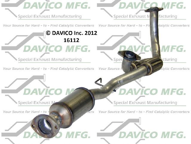 1995-1996 Toyota Camry Catalytic Converter - Rear (Davico Converters)