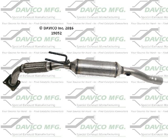 2002-2006 Volkswagen Golf Catalytic Converter - Front (Davico Converters)
