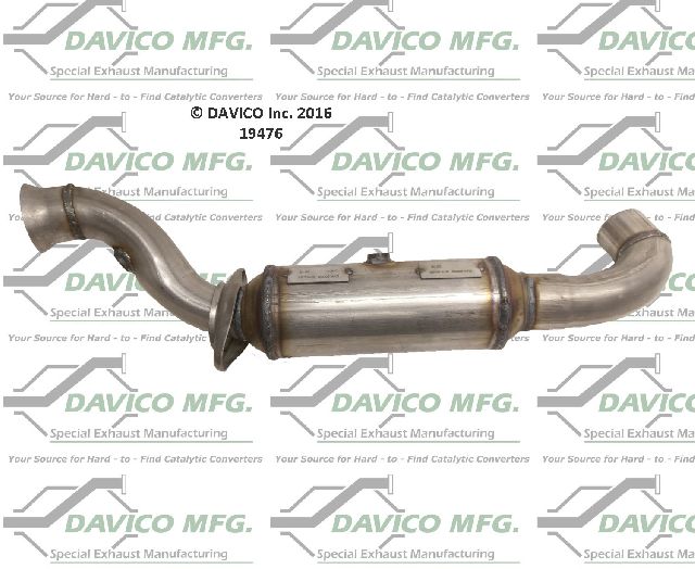 2015-2017 Lincoln Navigator Catalytic Converter - Left (Davico Converters)