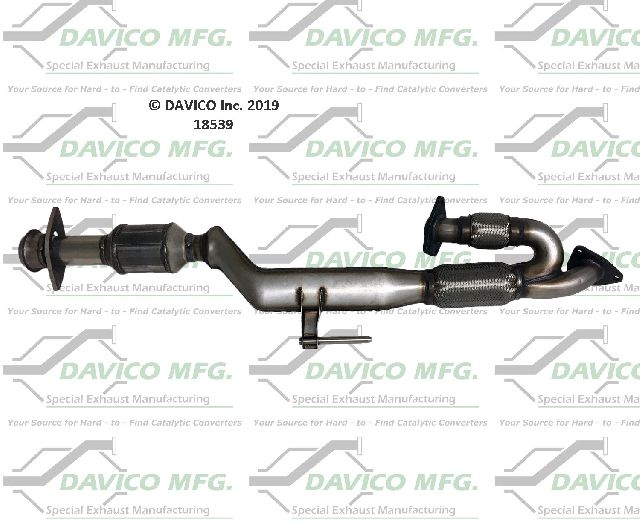 2013 INFINITI JX35 Catalytic Converter - Center (Davico Converters)