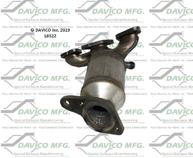 2003-2005 Mazda 6 Catalytic Converter - Front Right (Davico Converters)