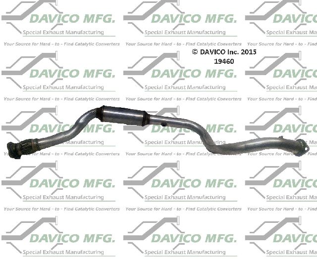 2005-2006 Chevrolet Uplander Catalytic Converter - Center (Davico Converters)