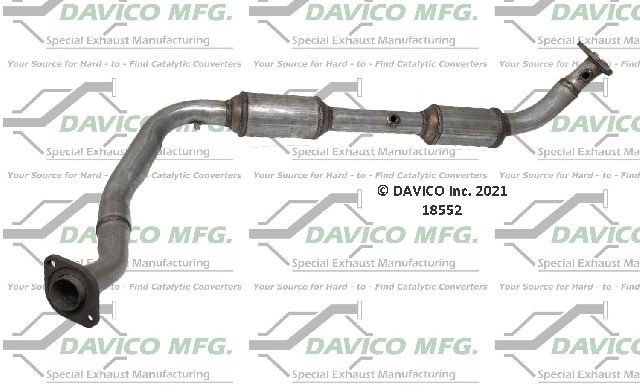 2008-2009 Toyota Sequoia Catalytic Converter - Left (Davico Converters)