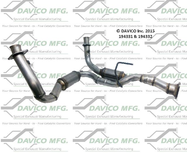 2006-2010 Jeep Commander Catalytic Converter - Front Left (Davico Converters)