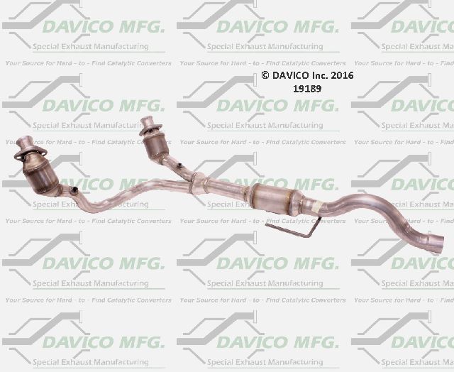 2000-2003 Dodge Durango Catalytic Converter - Front (Davico Converters)