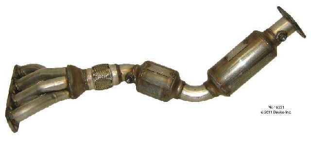 2002-2008 Mini Cooper Catalytic Converter - Front (Davico Converters)
