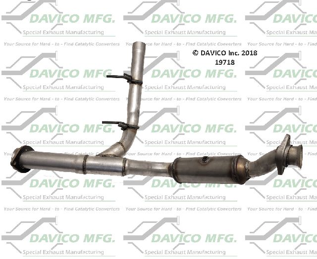 2015-2017 Lincoln Navigator Catalytic Converter - Right (Davico Converters)
