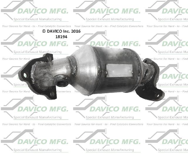 2000-2006 Honda Insight Catalytic Converter - Front (Davico Converters)