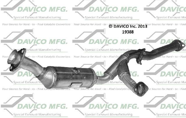 2007-2009 Mazda B4000 Catalytic Converter - Right (Davico Converters)