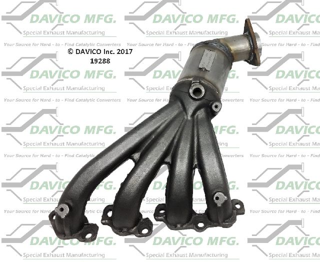 2004-2006 GMC Canyon Catalytic Converter - Front (Davico Converters)