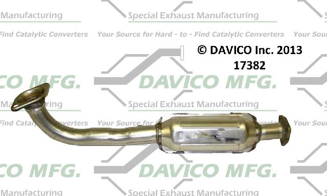 2007-2009 Honda CR-V Catalytic Converter - Center (Davico Converters)