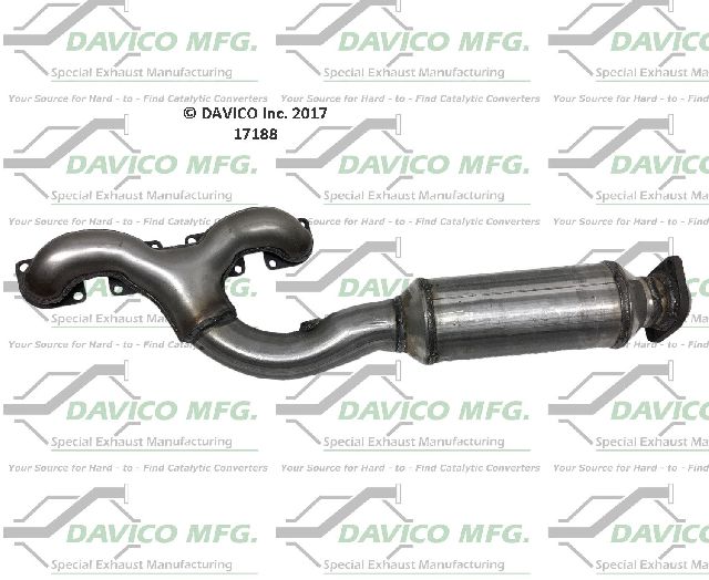 2004-2005 BMW 545i Catalytic Converter - Left (Davico Converters)