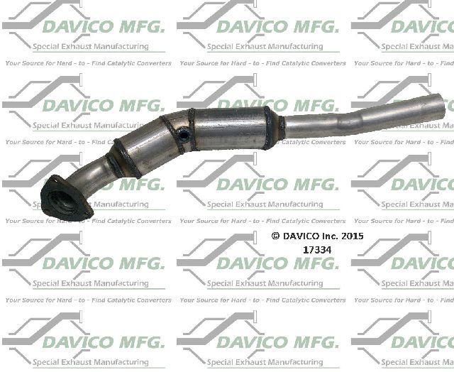 2007-2009 Land Rover Range Rover Catalytic Converter - Left (Davico Converters)