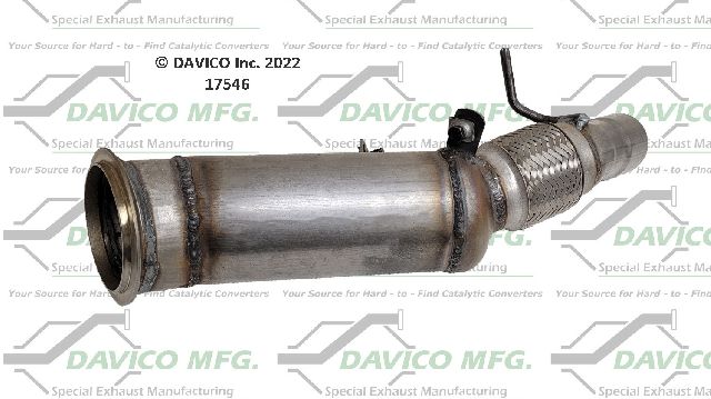 2012-2016 BMW 528i Catalytic Converter - Front (Davico Converters)