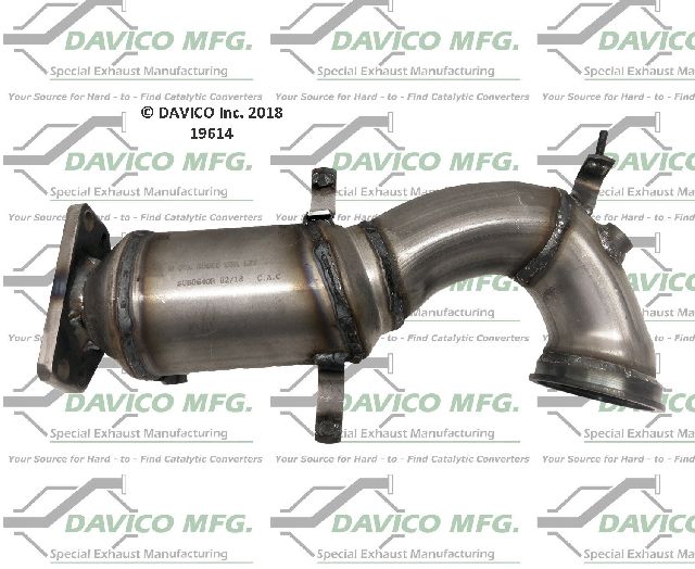 2013-2014 Dodge Dart Catalytic Converter - Front (Davico Converters)