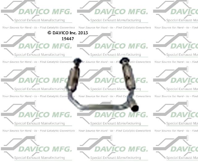 2009-2010 Dodge Ram 1500 Catalytic Converter (Davico Converters)