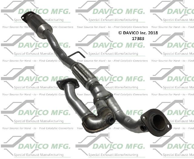 2004-2006 Toyota Camry Catalytic Converter - Rear (Davico Converters)