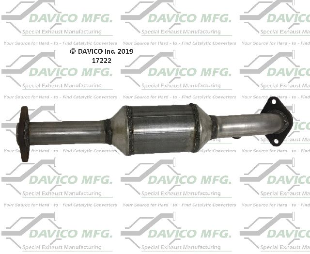 2005-2011 Toyota Tacoma Catalytic Converter - Rear Right (Davico Converters)