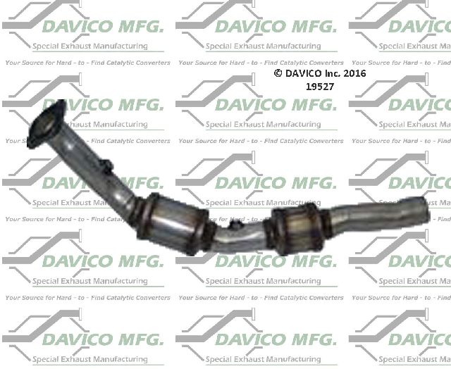 2010-2011 Chevrolet Camaro Catalytic Converter - Left (Davico Converters)