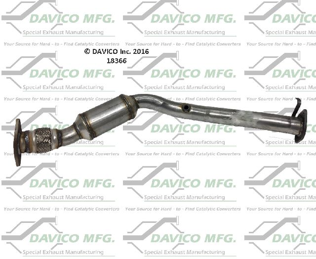 2006-2011 Chevrolet Impala Catalytic Converter - Rear (Davico Converters)