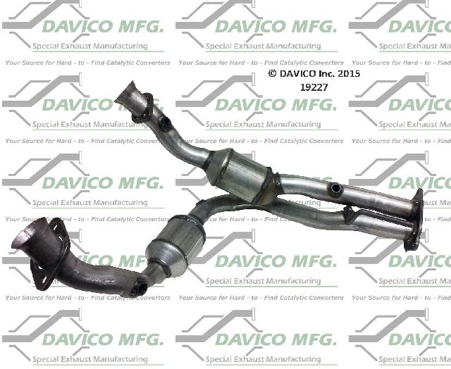 2004-2006 Mazda B4000 Catalytic Converter - Front (Davico Converters)