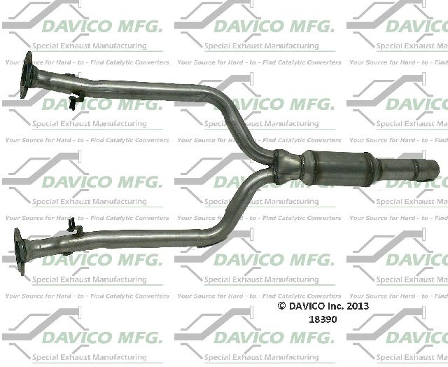2001-2006 Lexus LS430 Catalytic Converter - Rear (Davico Converters)