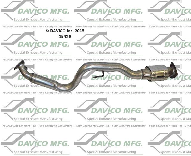 2003-2013 Chevrolet Express 2500 Catalytic Converter - Right (Davico Converters)
