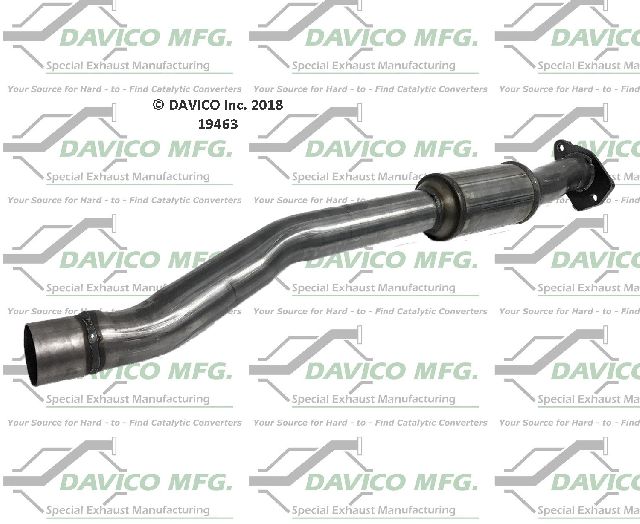 2010-2017 Chevrolet Equinox Catalytic Converter - Rear (Davico Converters)