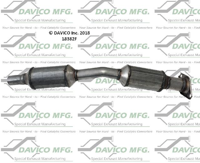 2004-2009 Toyota Prius Catalytic Converter - Front (Davico Converters)
